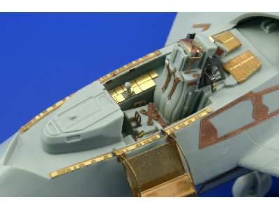  F-22 interior S. A. 1/48 - Academy Minicraft - blaszki - zdjęcie 3