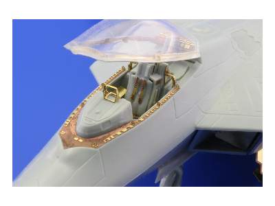  F-22 S. A. 1/72 - Academy Minicraft - blaszki - zdjęcie 5