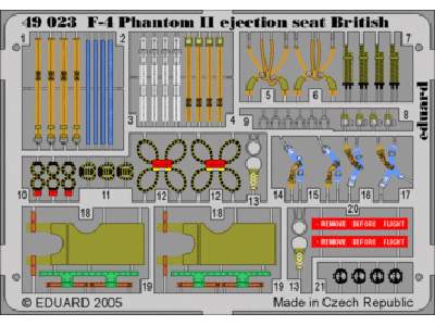  F-4 ejection seat British 1/48 - Revell - blaszki - zdjęcie 1