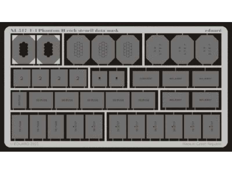  F-4 etch stencil data mask -etch 1/32 - maski - zdjęcie 1