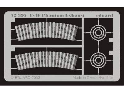  F-4 exhaust 1/72 - Hasegawa - blaszki - zdjęcie 1
