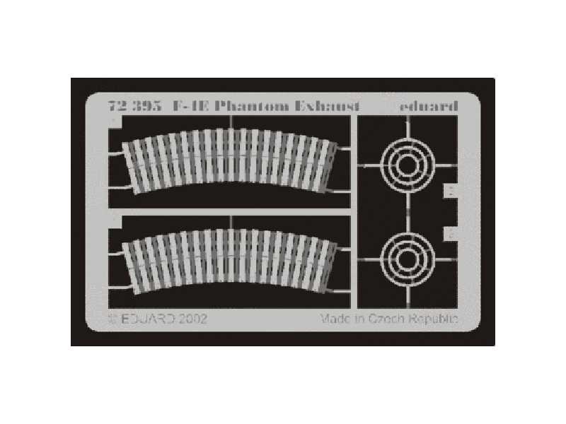  F-4 exhaust 1/72 - Hasegawa - blaszki - zdjęcie 1