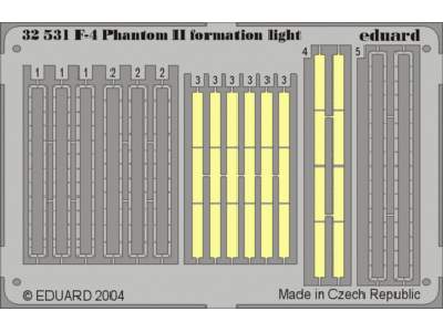  F-4 formation light 1/32 - Tamiya - blaszki - zdjęcie 1