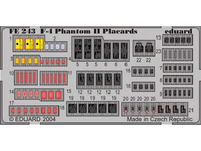  F-4 placards 1/48 - blaszki - zdjęcie 1