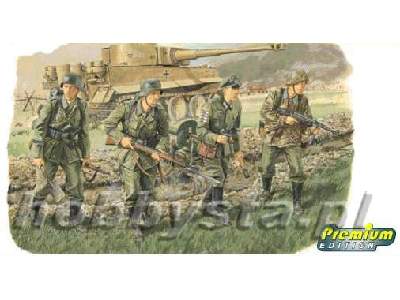 Figurki Panzergrenadier Division Grobdeutschland Karachev 1943 - zdjęcie 1