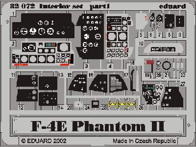  F-4E interior 1/32 - Tamiya - blaszki - zdjęcie 2