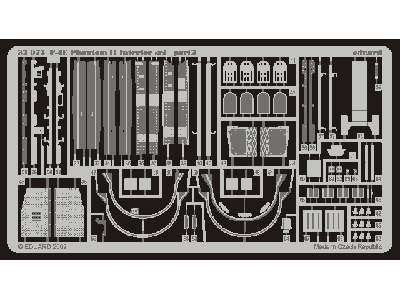  F-4E interior 1/32 - Tamiya - blaszki - zdjęcie 3