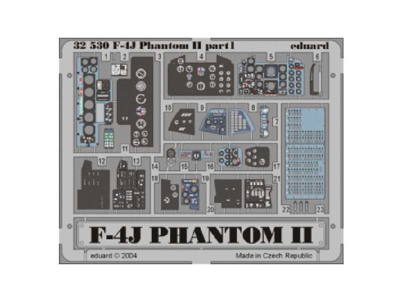  F-4J 1/32 - Tamiya - blaszki - zdjęcie 1