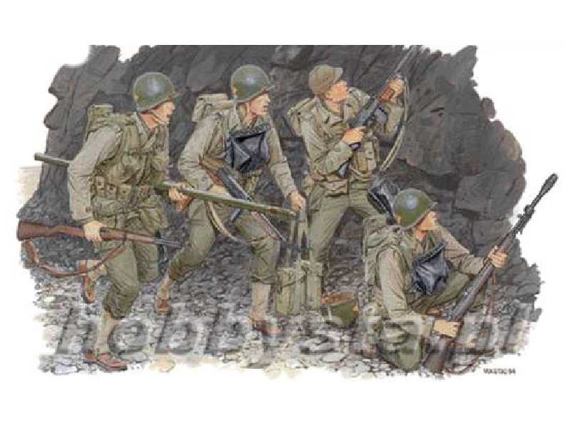 Figurki U.S. Rangers Normandy 1944 Premium Edition - zdjęcie 1