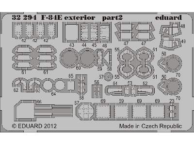  F-84E exterior 1/32 - Hobby Boss - blaszki - zdjęcie 3