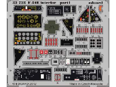  F-84E interor S. A. 1/32 - Hobby Boss - blaszki - zdjęcie 1