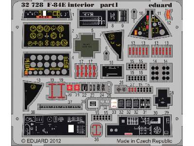  F-84E interor S. A. 1/32 - Hobby Boss - blaszki - zdjęcie 2