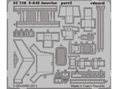  F-84E interor S. A. 1/32 - Hobby Boss - blaszki - zdjęcie 3