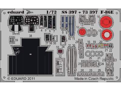  F-86E S. A. 1/72 - Airfix - blaszki - zdjęcie 2