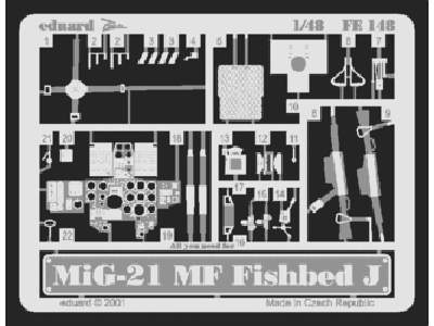 MiG-21MF Fishbed J 1/48 - Academy Minicraft - blaszki - zdjęcie 1
