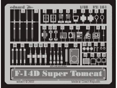  F-14D Tomcat 1/48 - Hasegawa - blaszki - zdjęcie 1