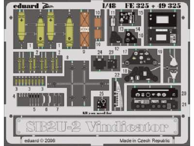  SB2U-2 Vindicator 1/48 - Accurate Miniatures - blaszki - zdjęcie 1