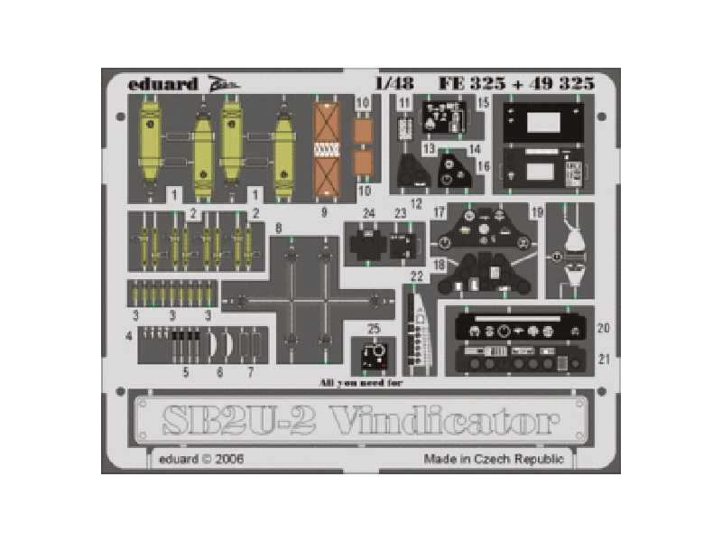  SB2U-2 Vindicator 1/48 - Accurate Miniatures - blaszki - zdjęcie 1