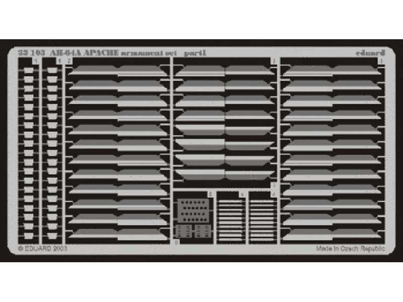  AH-64A armament 1/32 - Kangan - blaszki - zdjęcie 1