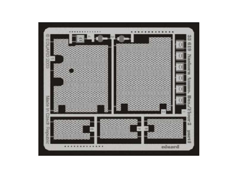 Nashorn Ammo. Box/ Floor 2 1/35 - Dragon - blaszki - zdjęcie 1 Nashorn Ammo. Box/ Floor 2 1/35 - Dragon - blaszki - zdjęcie 1