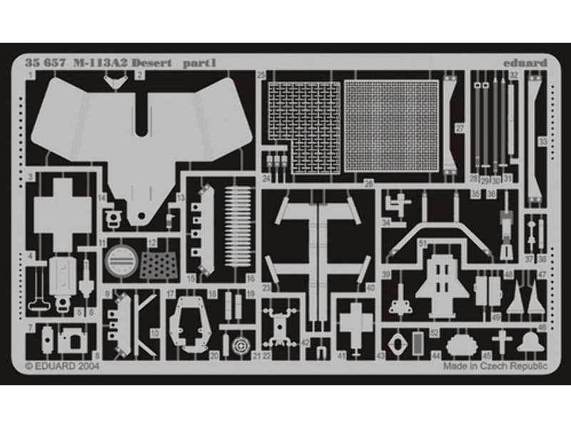 M-113A2 Desert 1/35 - Tamiya - blaszki - zdjęcie 1 M-113A2 Desert 1/35 - Tamiya - blaszki - zdjęcie 1