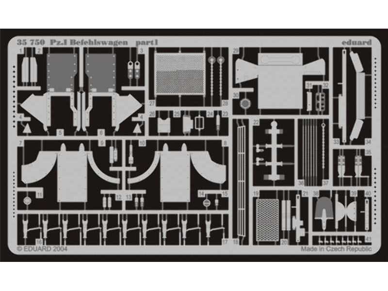 Pz. I Befehlswagen 1/35 - Dragon - blaszki - zdjęcie 1 Pz. I Befehlswagen 1/35 - Dragon - blaszki - zdjęcie 1