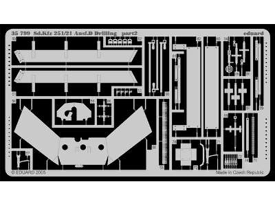  Sd. Kfz.251/21 Ausf. D Drilling 1/35 - Dragon - blaszki - zdjęcie 2