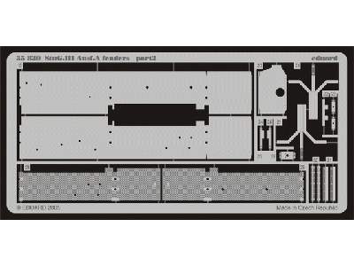  StuG. III Ausf. A fenders 1/35 - Dragon - blaszki - zdjęcie 3