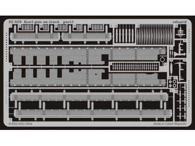  Karl gun on track 1/72 - Hasegawa - blaszki - zdjęcie 1