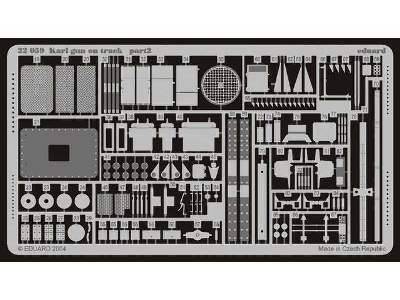  Karl gun on track 1/72 - Hasegawa - blaszki - zdjęcie 2