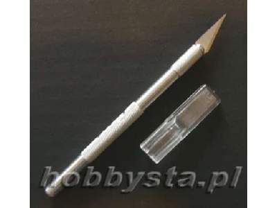Nożyk modelarski z metalową rączką - zdjęcie 1