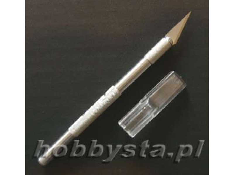 Nożyk modelarski z metalową rączką - zdjęcie 1 Nożyk modelarski z metalową rączką - zdjęcie 1
