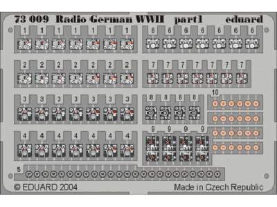  Radio German WWII 1/72 - blaszki - zdjęcie 1