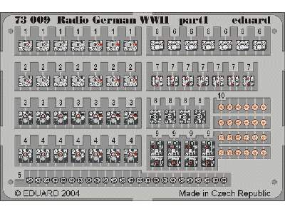  Radio German WWII 1/72 - blaszki - zdjęcie 2