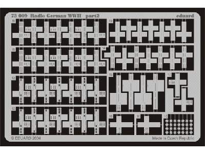  Radio German WWII 1/72 - blaszki - zdjęcie 3