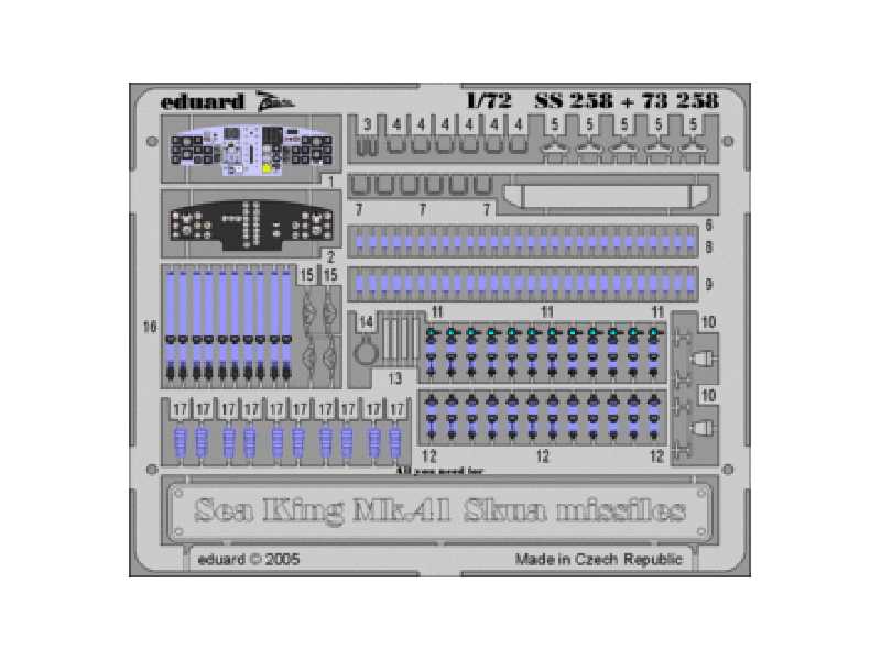  Sea King Mk.41 Skua missiles 1/72 - Revell - blaszki - zdjęcie 1