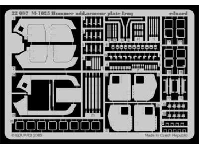  M-1025 additional armour plate Iraq 1/72 - Revell - blaszki - zdjęcie 1