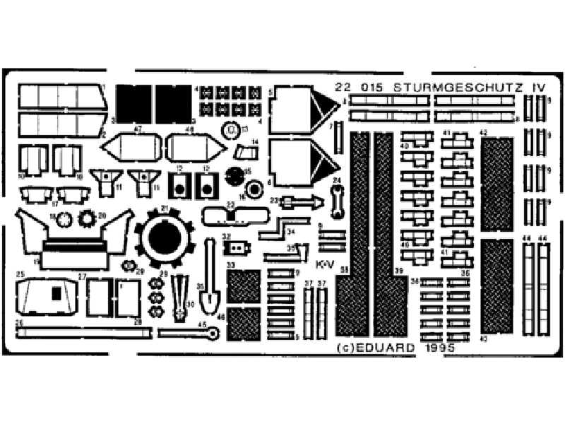 Sturmgeschutz IV 1/72 - Revell - blaszki - zdjęcie 1 Sturmgeschutz IV 1/72 - Revell - blaszki - zdjęcie 1