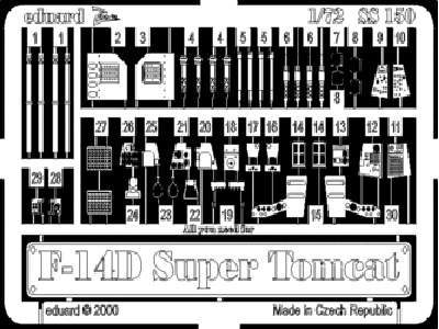  F-14D Tomcat 1/72 - Revell - blaszki - zdjęcie 1