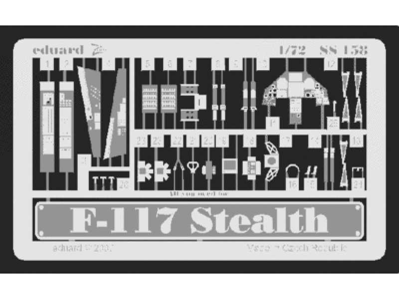 F-117 1/72 - Hasegawa - blaszki - zdjęcie 1 F-117 1/72 - Hasegawa - blaszki - zdjęcie 1