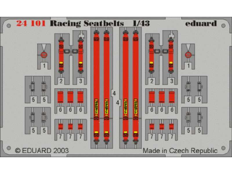  Sabelt 4 points Red 1/43 - blaszki - zdjęcie 1