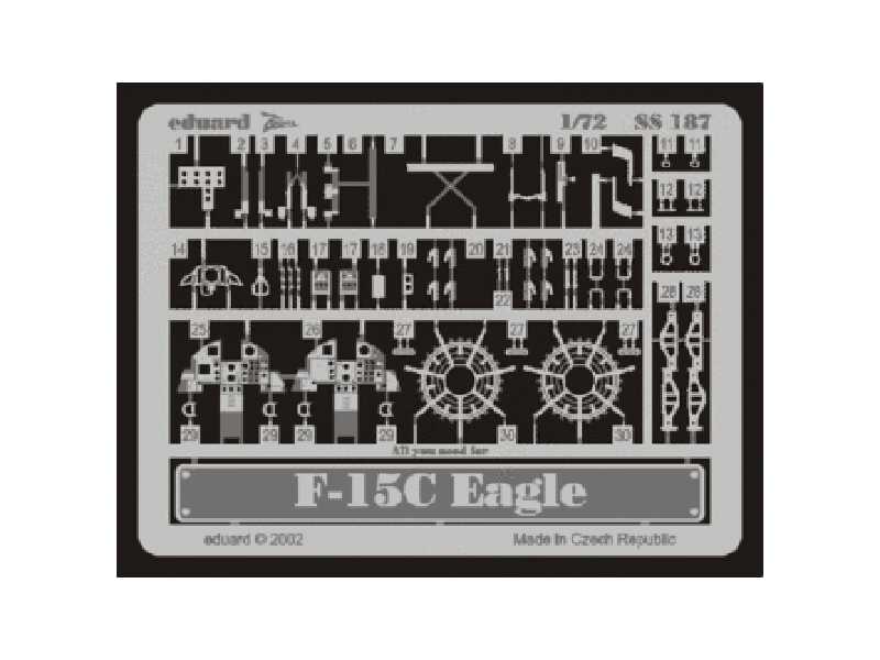 F-15C Eagle 1/72 - Hasegawa - blaszki - zdjęcie 1 F-15C Eagle 1/72 - Hasegawa - blaszki - zdjęcie 1