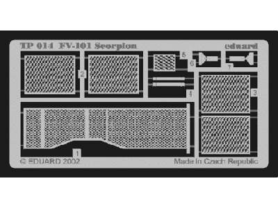 FV 101 CVR (T) Scorpion 1/35 - Afv Club - blaszki - zdjęcie 1