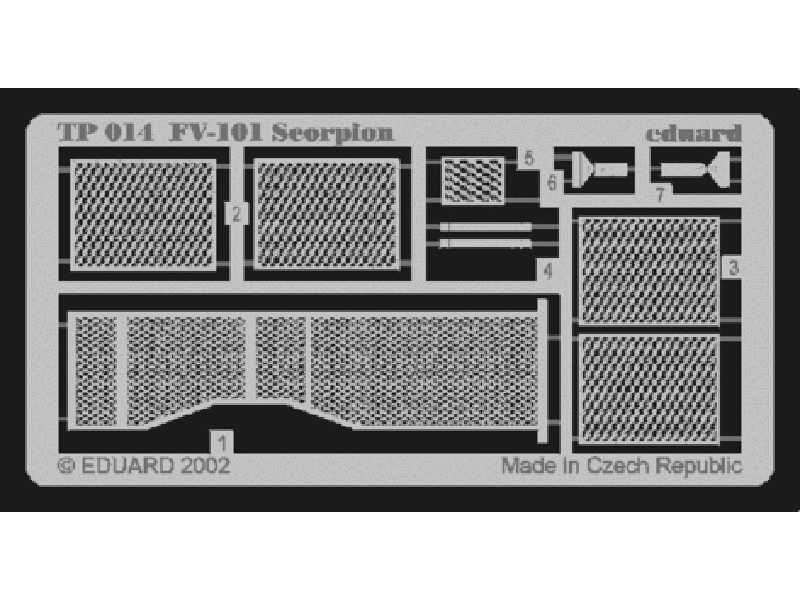  FV 101 CVR (T) Scorpion 1/35 - Afv Club - blaszki - zdjęcie 1