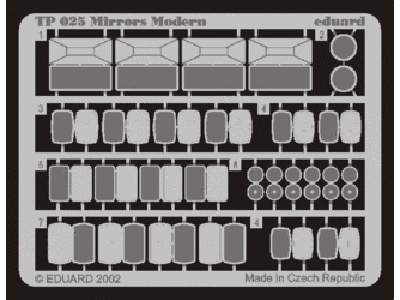  Mirrors modern 1/35 - blaszki - zdjęcie 1