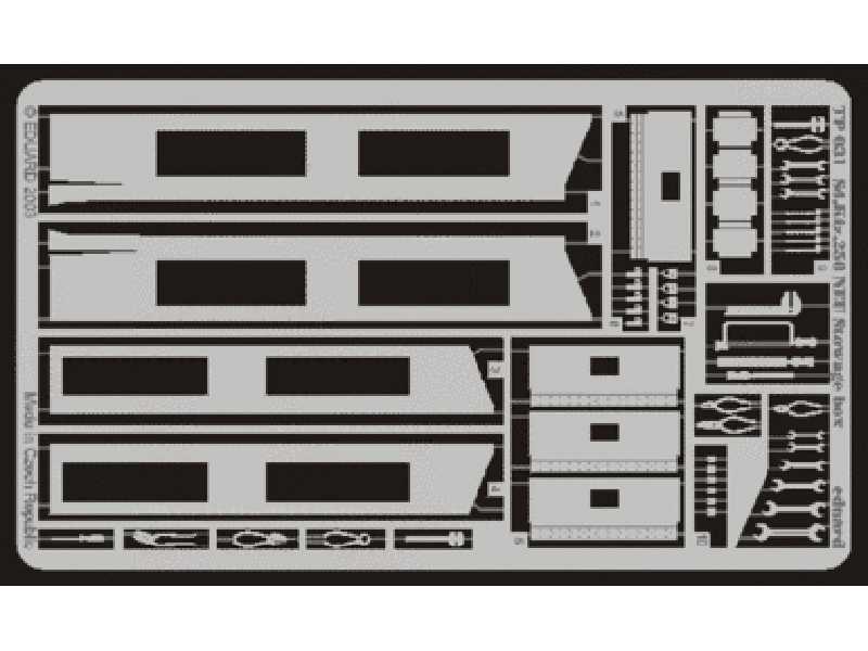 Sd. Kfz.250 NEU stowage box 1/35 - Dragon - blaszki - zdjęcie 1 Sd. Kfz.250 NEU stowage box 1/35 - Dragon - blaszki - zdjęcie 1