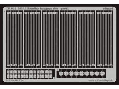  M2A2 baggage ties 1/35 - Tamiya - blaszki - zdjęcie 1