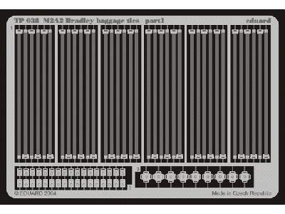  M2A2 baggage ties 1/35 - Tamiya - blaszki - zdjęcie 2