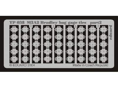  M2A2 baggage ties 1/35 - Tamiya - blaszki - zdjęcie 3