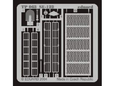 SU-122 1/35 - Tamiya - blaszki - zdjęcie 1